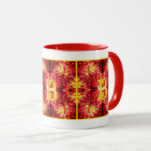 Benutzerdefiniertes Monogramm Ihr Anfangsbuchstabe Tasse (VorderseiteRechts)