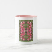 Benutzerdefiniertes Monogramm Ihr Anfangsbuchstabe Tasse (Zentrum)