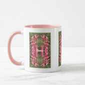 Benutzerdefiniertes Monogramm Ihr Anfangsbuchstabe Tasse (Links)