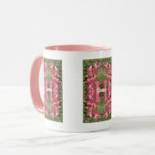 Benutzerdefiniertes Monogramm Ihr Anfangsbuchstabe Tasse (Vorderseite Links)