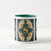 Benutzerdefiniertes Monogramm Ihr Anfangsbuchstabe Tasse (Zentrum)