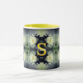 Benutzerdefiniertes Monogramm Ihr Anfangsbuchstabe Tasse (Zentrum)