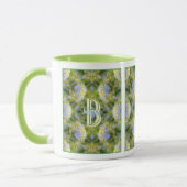 Benutzerdefiniertes Monogramm Ihr Anfangsbuchstabe Tasse (Links)