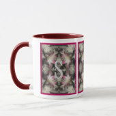 Benutzerdefiniertes Monogramm Ihre Anfangsbuchstab Tasse (Links)