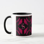 Benutzerdefiniertes Monogramm Ihre Anfangsbuchstab Tasse (Links)