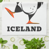 Benutzerdefiniertes Monogramm Island Geschirrtuch (Gefaltet)