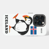 Benutzerdefiniertes Monogramm Island iPhone Hülle (Rückseite (Horizontal))
