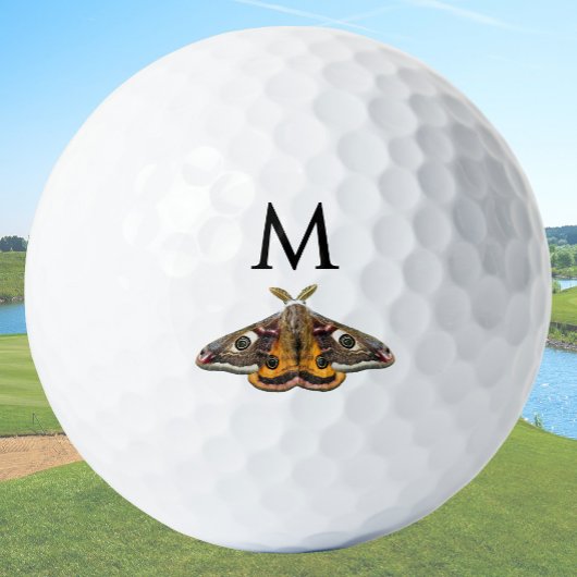 Benutzerdefiniertes Monogramm Kaisermotte Golfball
