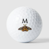 Benutzerdefiniertes Monogramm Kaisermotte Golfball (Vorderseite)