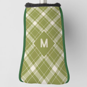 Benutzerdefiniertes Monogramm Kariert / Tartan Mus Golf Headcover