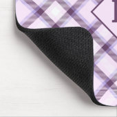 Benutzerdefiniertes Monogramm Kariert / Tartan Mus Mousepad (Ecke)