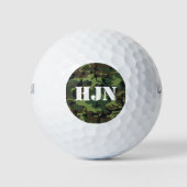 Benutzerdefiniertes Monogramm-Logo mit baufähiger Golfball (Vorderseite)