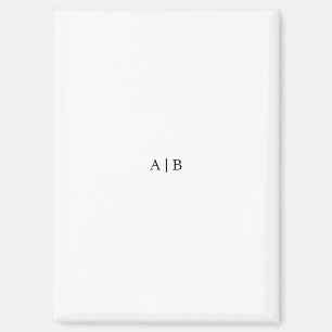 Benutzerdefiniertes Monogramm Magnet