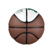 Benutzerdefiniertes Monogramm mit Vornamen Basketb Mini Basketball (Rechts)