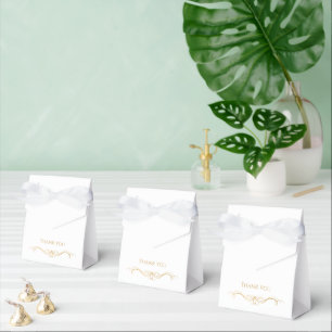 Benutzerdefiniertes Monogramm Moderne Elegante Gol Geschenkschachtel