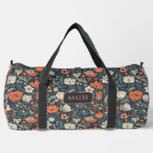 Benutzerdefiniertes Monogramm-Muster Duffle Bag (Vorderseite)