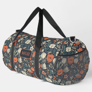 Benutzerdefiniertes Monogramm-Muster Duffle Bag