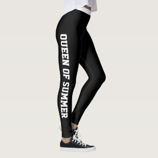 Benutzerdefiniertes Monogramm Name Elegant Weiß Sc Leggings