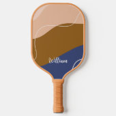 Benutzerdefiniertes Monogramm Name-Geschenk für di Pickleball Schläger (Vorderseite)