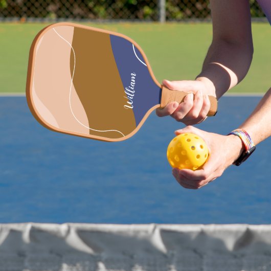 Benutzerdefiniertes Monogramm Name-Geschenk für di Pickleball Schläger (InSitu)