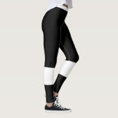 Benutzerdefiniertes Monogramm Name Klassisch Schwa Leggings (Rechts)