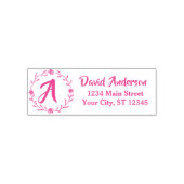 Benutzerdefiniertes Monogramm Name Professionelle Permastempel (Design)