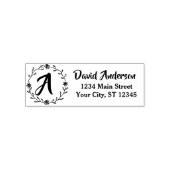 Benutzerdefiniertes Monogramm Name Professionelle Permastempel (Design)
