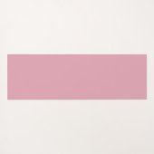 Benutzerdefiniertes Monogramm Name rosa Muster Yogamatte (Rückseite (Horizontal))