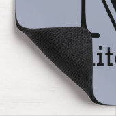 Benutzerdefiniertes Monogramm, Name und Farbmousep Mousepad (Ecke)