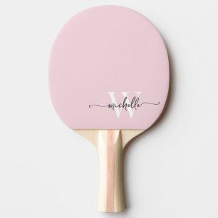 Benutzerdefiniertes Monogramm-Namensskript für das Tischtennis Schläger