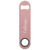 Benutzerdefiniertes Monogramm - Orchid Pink mit Sk Speed Flaschenöffner (Vorderseite)