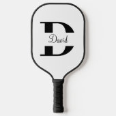Benutzerdefiniertes Monogramm Pickleball Schläger (Vorderseite)
