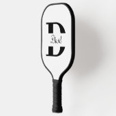 Benutzerdefiniertes Monogramm Pickleball Schläger (Links)