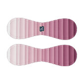 Benutzerdefiniertes Monogramm Pink Gradient Vertik Baseball (Paneele)