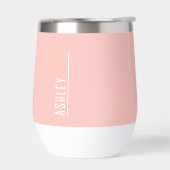 Benutzerdefiniertes Monogramm, rosa Deko (Links)