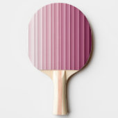 Benutzerdefiniertes Monogramm Rosa Gradient Vertik Tischtennis Schläger (Rückseite)