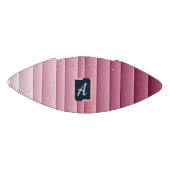 Benutzerdefiniertes Monogramm Rosa Gradienten-Vert Football (Panel)