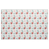 Benutzerdefiniertes Monogramm Rote Mohnblumen Baum Stoff (Yard (91,4 cm))