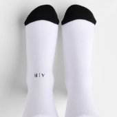 Benutzerdefiniertes Monogramm Socken (Oben)