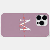 Benutzerdefiniertes Monogramm-Telefongehäuse - Per Case-Mate iPhone Hülle (Rückseite (Horizontal))