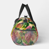 Benutzerdefiniertes Monogramm Tropische Blätter Fa Duffle Bag (Rechts)