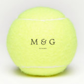 Benutzerdefiniertes Monogramm und Datum Penn Champ Tennisbälle (Vorderseite)