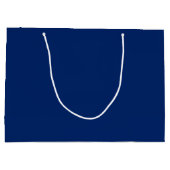 Benutzerdefiniertes Monogramm und Datumssymbol der Große Geschenktüte (Rückseite)