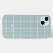 Benutzerdefiniertes Monogramm- und Farbgeometrie-M Case-Mate iPhone Hülle (Rückseite (Horizontal))