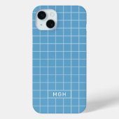 Benutzerdefiniertes Monogramm- und Farbgeometrie-M Case-Mate iPhone Hülle (Rückseite)