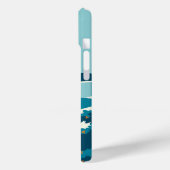 Benutzerdefiniertes Monogramm und Text Griechenlan Case-Mate iPhone Hülle (Rückseite / Links)