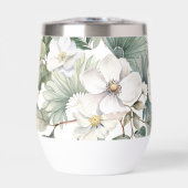 Benutzerdefiniertes Monogramm Wasserfarben-Blumenm (Vorderseite)