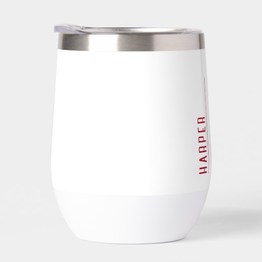 Benutzerdefiniertes Monogramm weiß (Rechts)