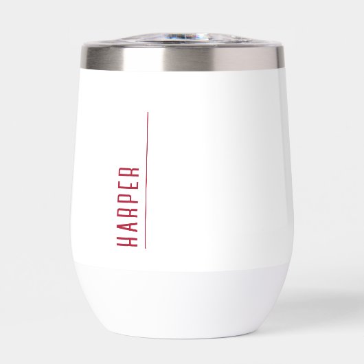 Benutzerdefiniertes Monogramm weiß (Vorderseite)