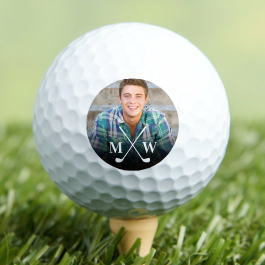 Benutzerdefiniertes Monogrammfoto Golfball
